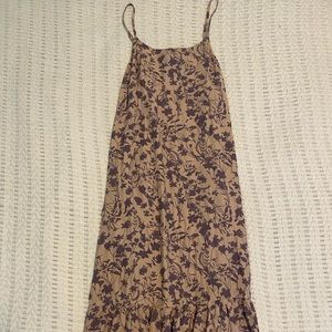 Maxi slip on floral dress